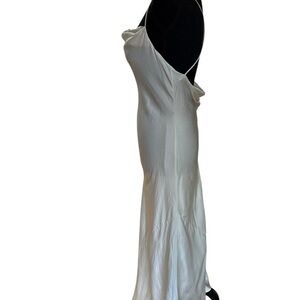 Elegant cream slip dress/ slip Donna Karan intimates silk size 6